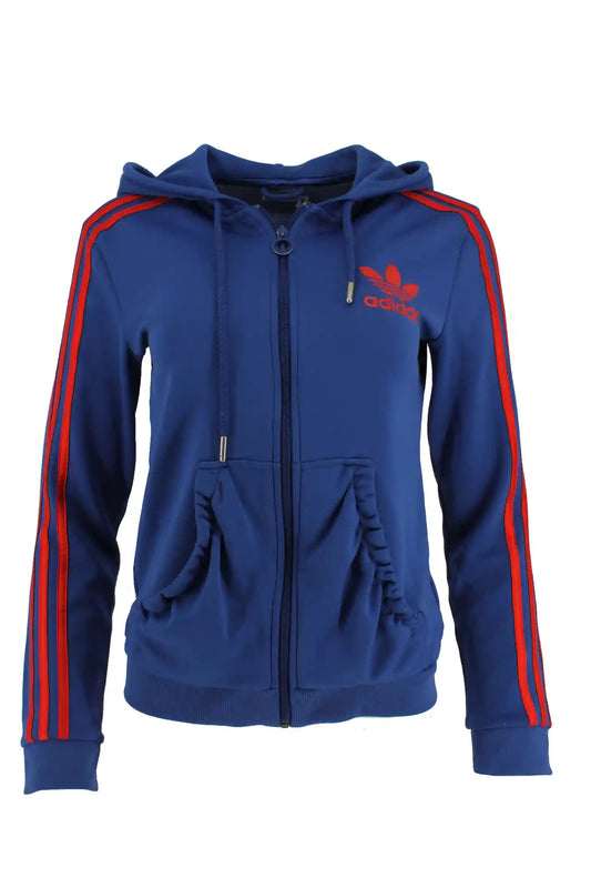 Adidas Track Hoodie Blue 8