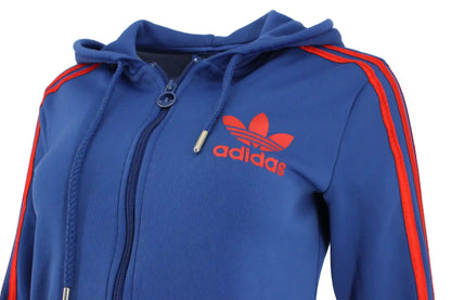 Adidas Track Hoodie Blue 8