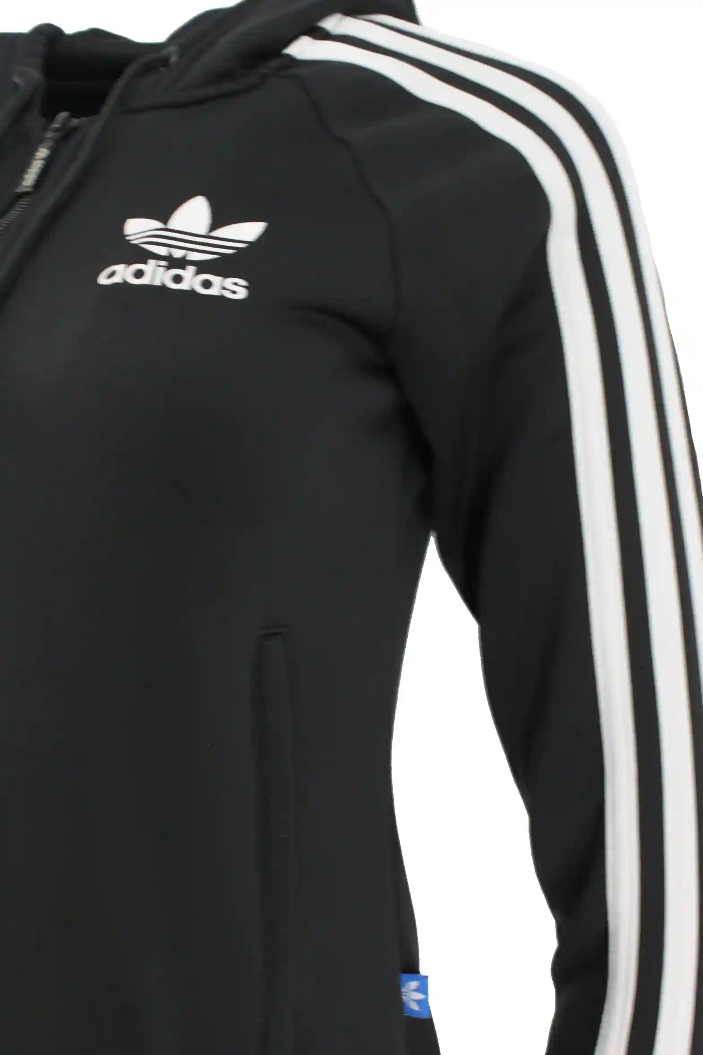 Adidas Zip Track Hoodie Black 6