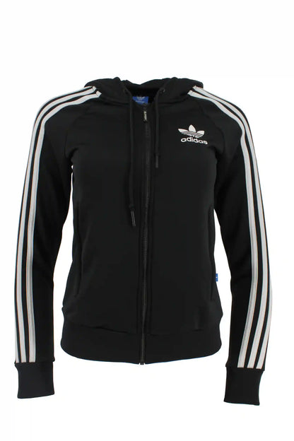 Adidas Zip Track Hoodie Black 6