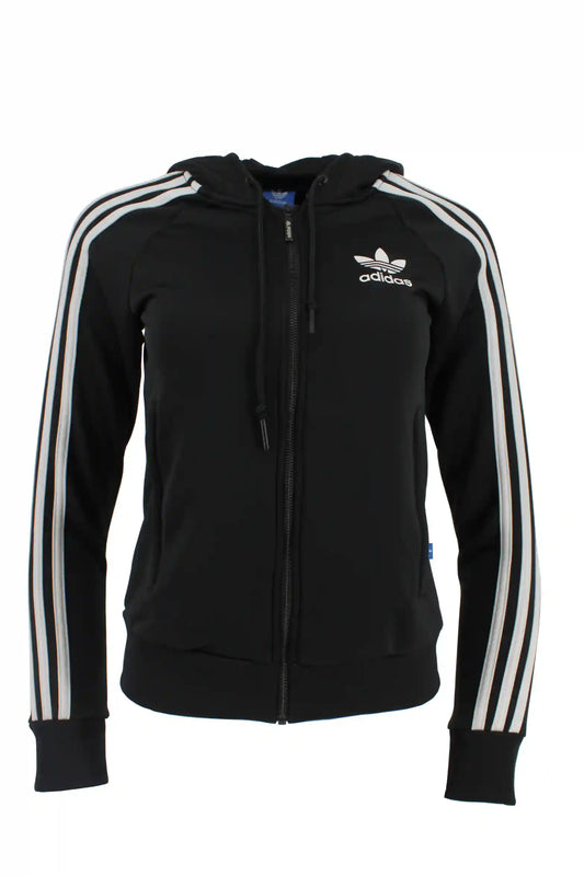 Adidas Zip Track Hoodie Black 6