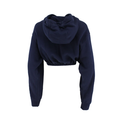 Nike Cropped Hoodie Navy M