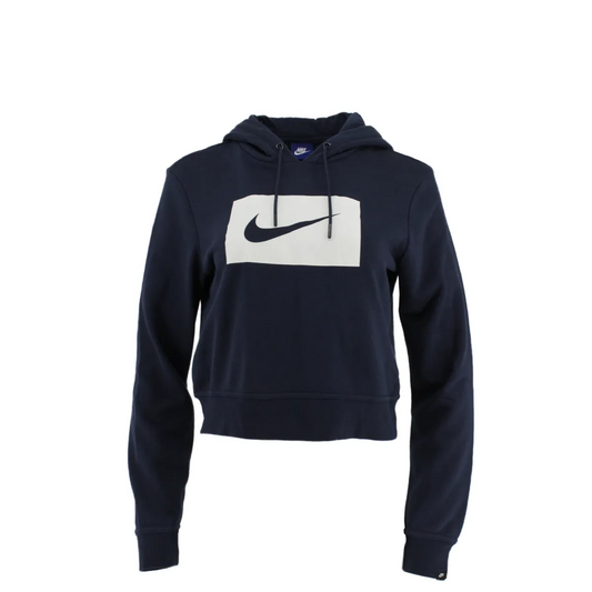 Nike Cropped Hoodie Navy S